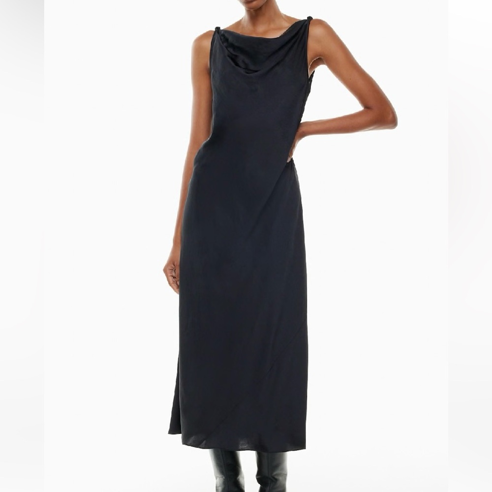 Wilfred Black Midi Dress